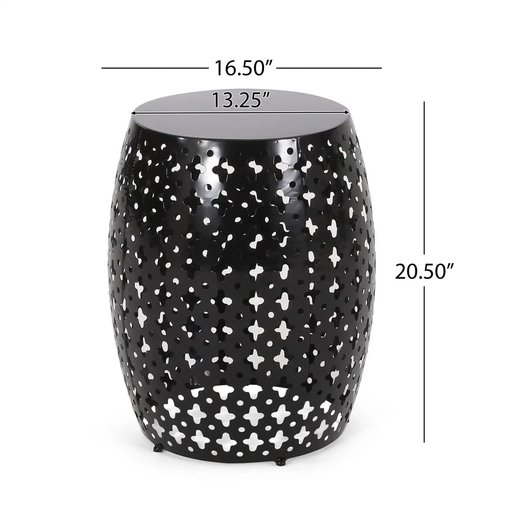 Modern Design Metal End Table Large