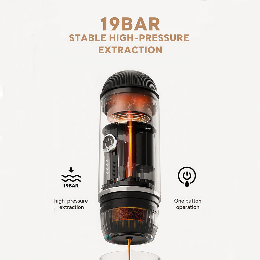 Portable Electric Espresso Coffee Maker