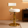White Counter Height Bar Stools With Adjustable Height
