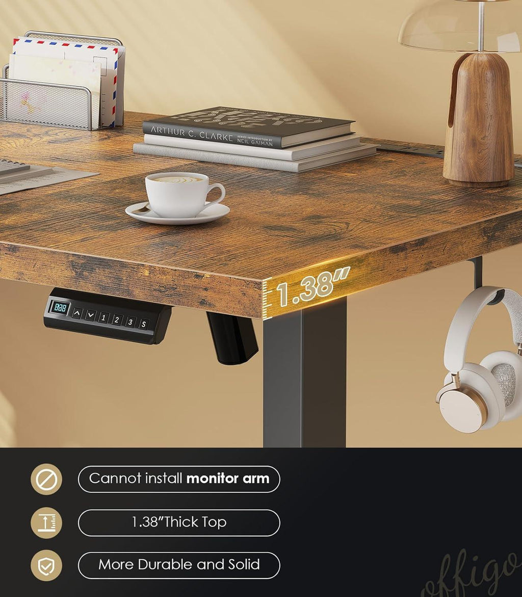Electric Standing Desk 71 Inch Height Adjustability
