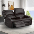 Leather 2 Seater Recliner Sofa Couch