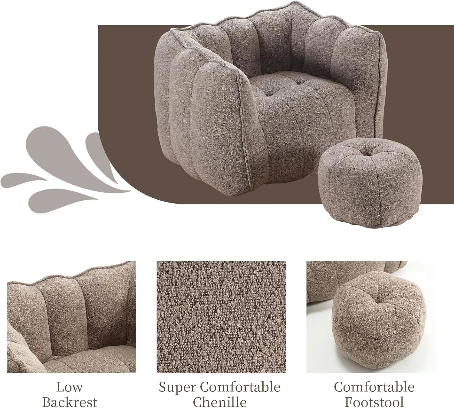Ella Bean Bag Sofa Couch