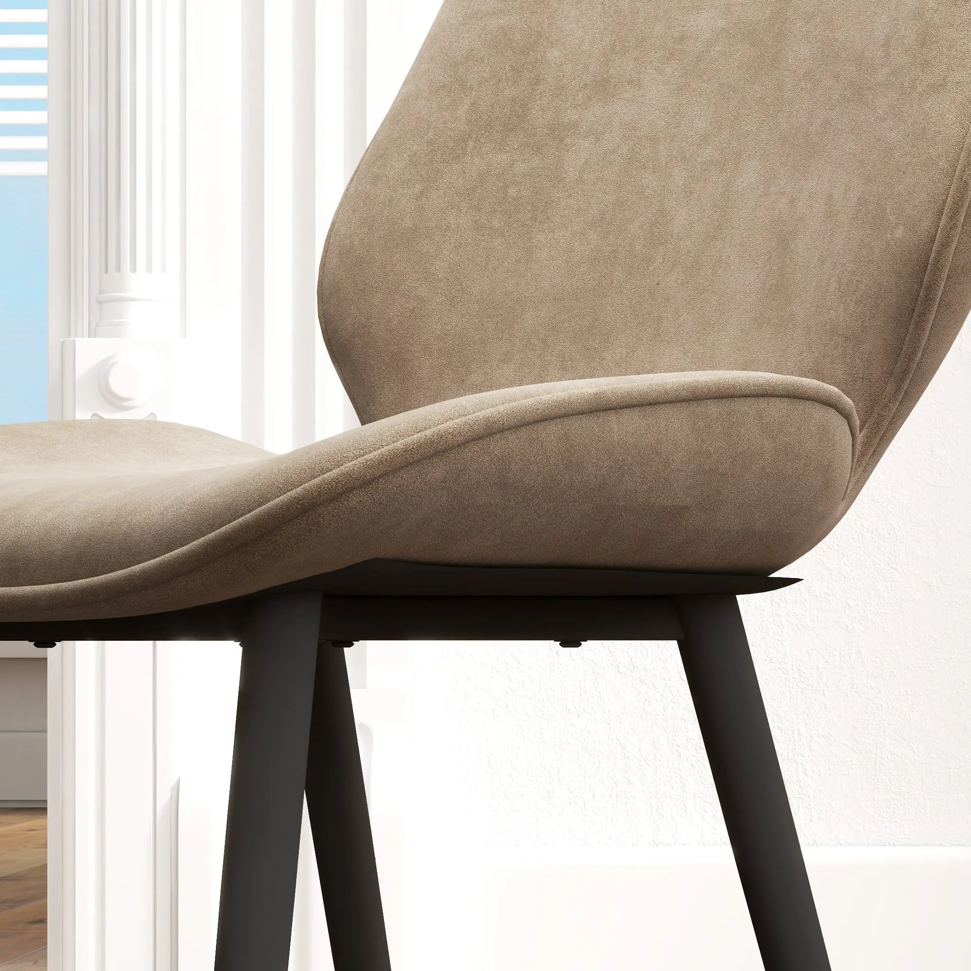 Ray Velvet Dining Room Chair (Set of 2)