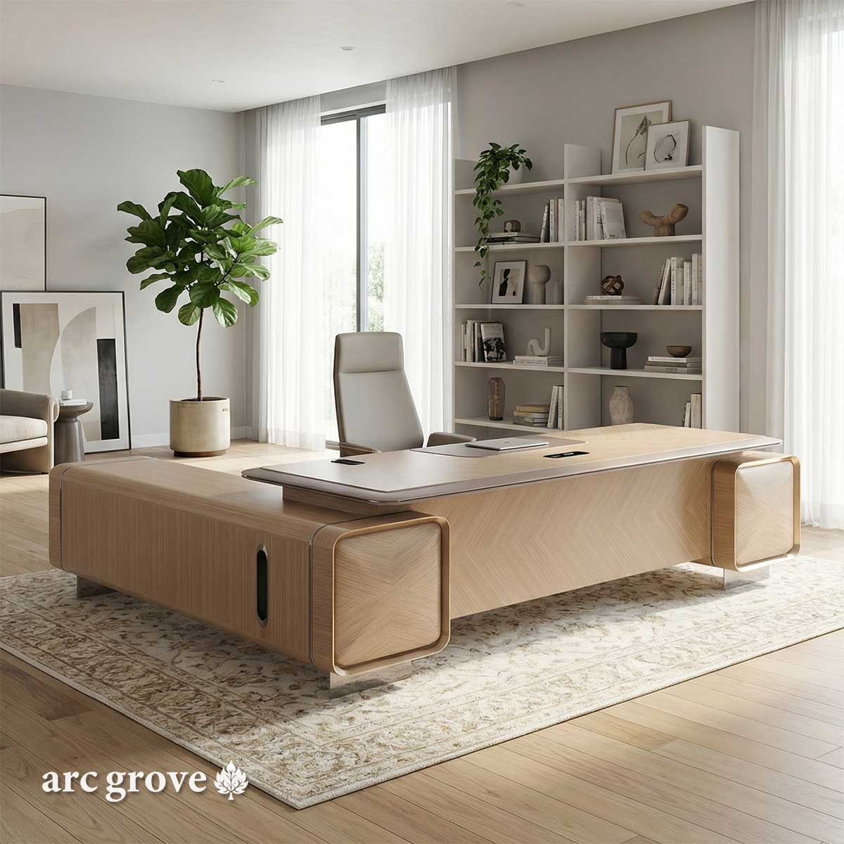 Sovra · Modern L-Shaped Executive Desk
