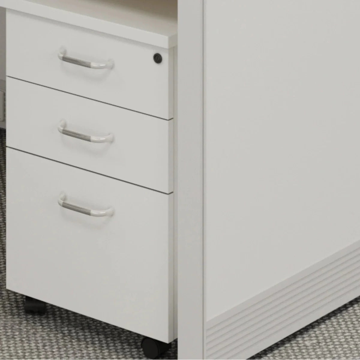 Adler · L-Shaped Cubicle Workstation