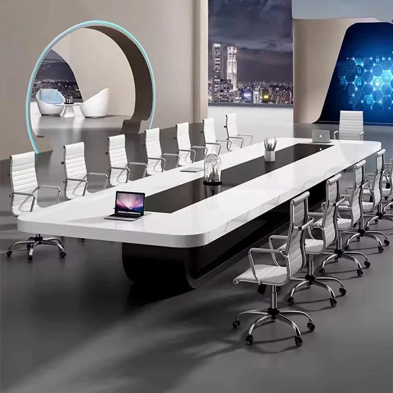 Paxum · White Conference Room Table for Executive Boardroom