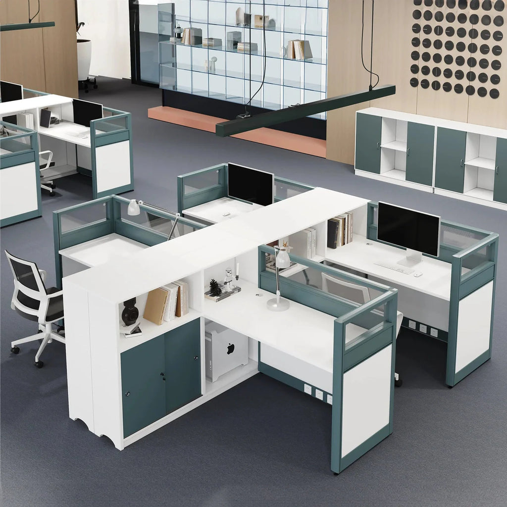Aisley · L-Shaped Cubicle Workstation