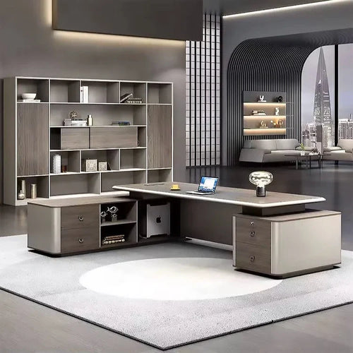 Ainley · Modern L-Shaped Executive Desk