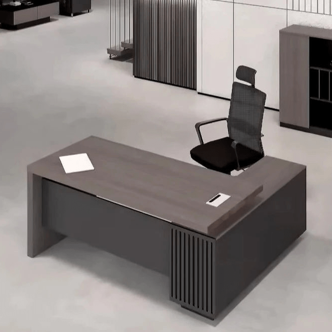 Mercer · Modern Executive L-Shaped Desk