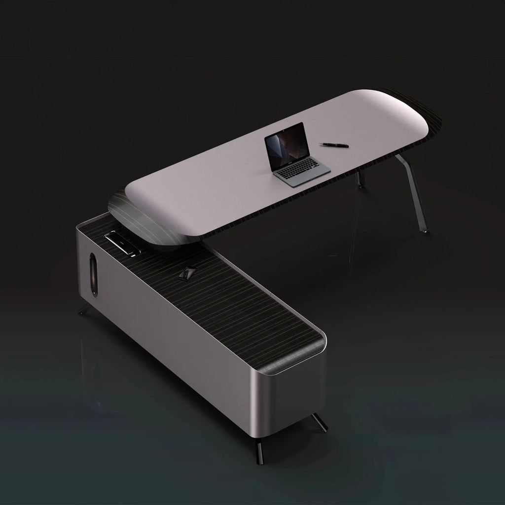 Apexa · Luxury L-Shaped Executive Desk