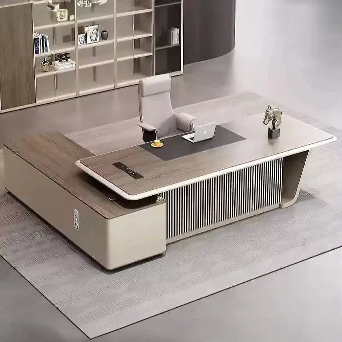 Mantell · Modern L-Shaped Executive Desk