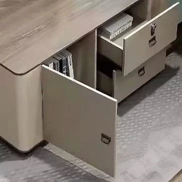 Mantell · Modern L-Shaped Executive Desk