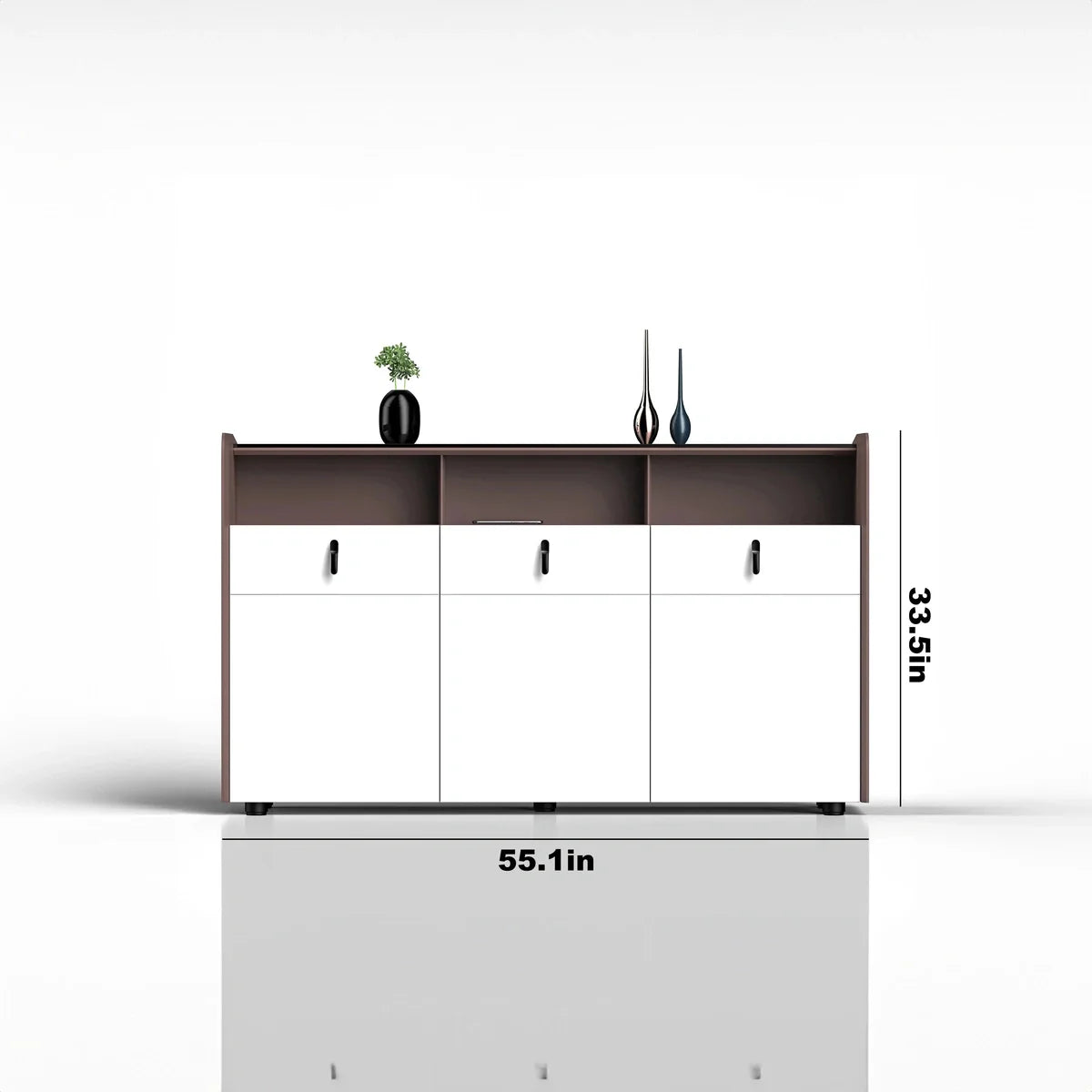 Coretta · Office Credenza Cabinet Sideboard