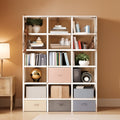 18 Cube Black Bookcase Storage Organizer Tall Metal
