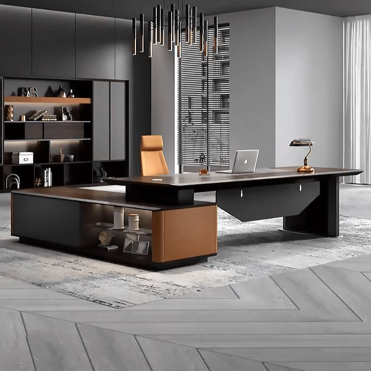 Kitley · Modern L-Shaped Executive Desk