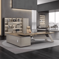 Laurier · Modern L-Shaped Executive Desk