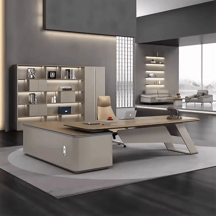 Laurier · Modern L-Shaped Executive Desk
