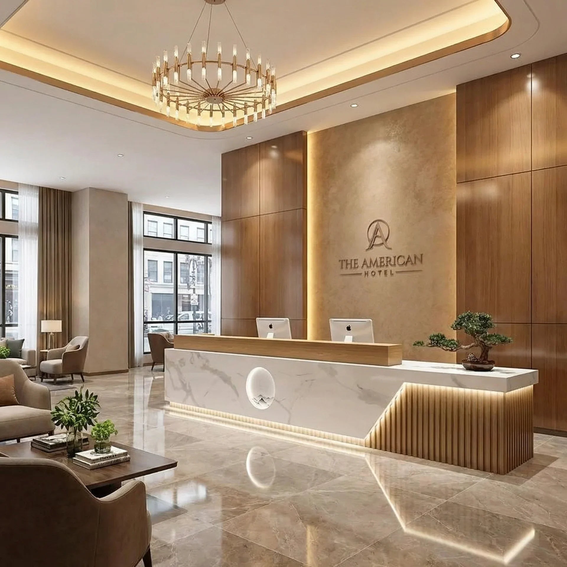 Valina · Front Reception Desk