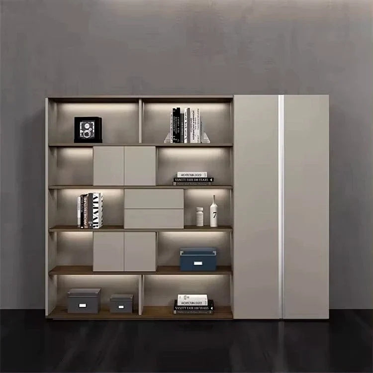 Hope · Office Shelves w/ Lighting & Storage