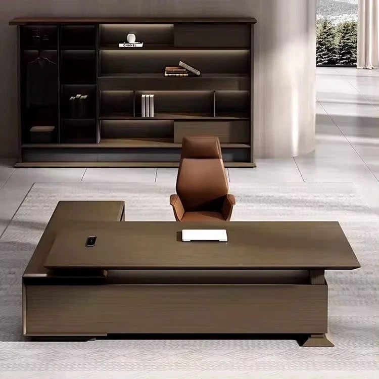 Atlee · Modern L-Shaped Executive Desk
