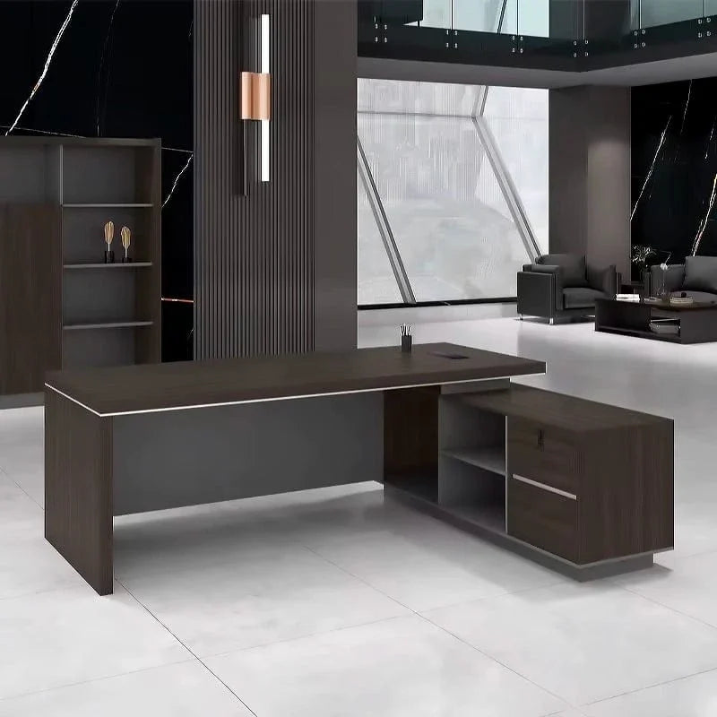Leeds · Modern Executive L-Shaped Desk