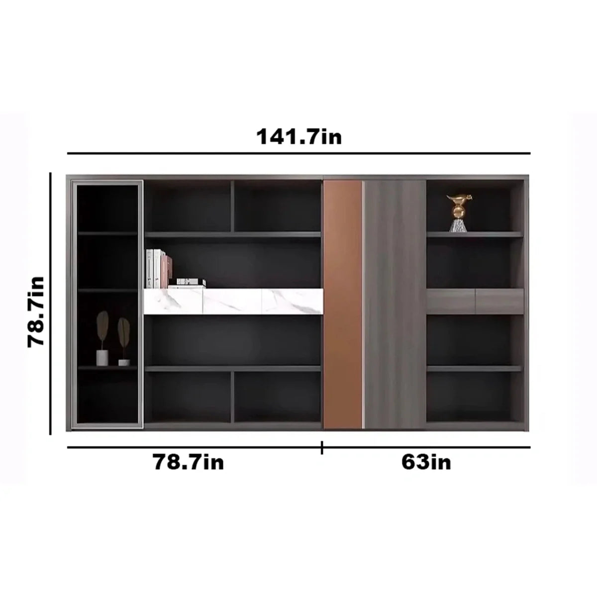 Joseph · Office Library Wall Shelves & Storage