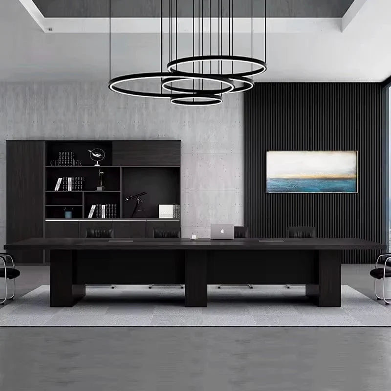 Hendley · Black Conference Room Table