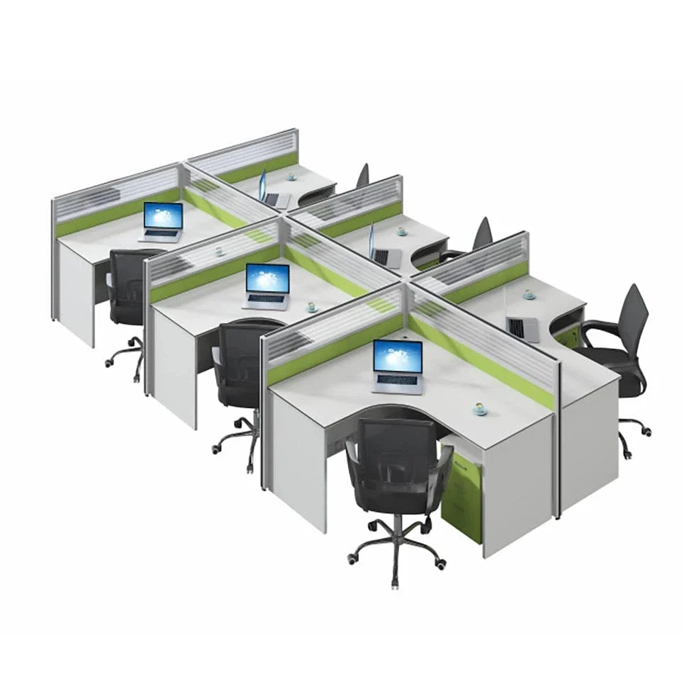 Leona · L-Shaped Cubicle Workstation