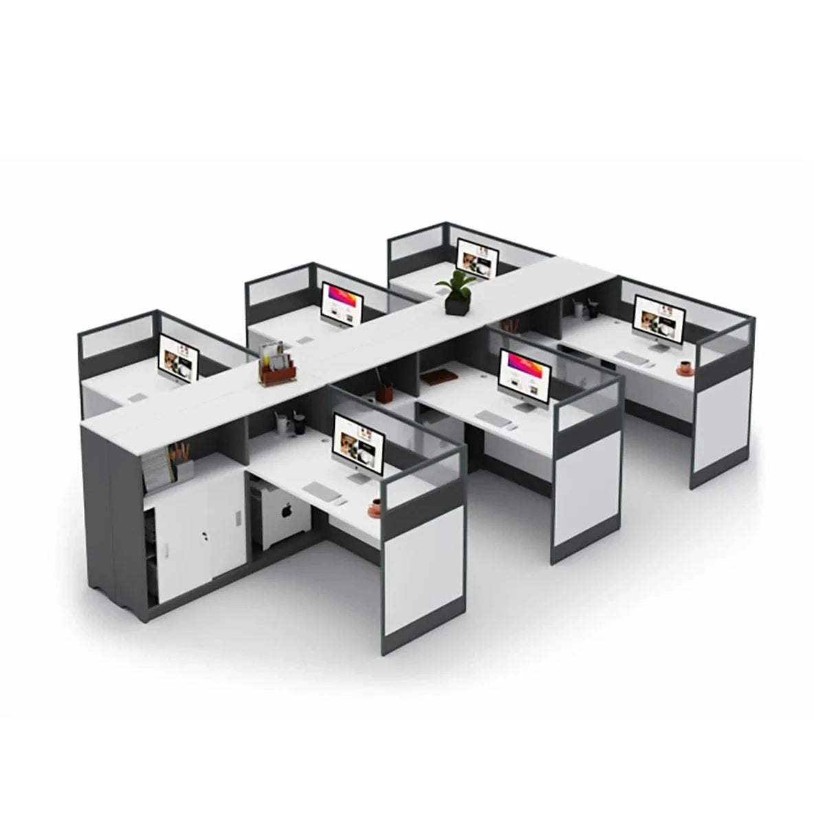 Noelle · L-Shaped Cubicle Office Workstation