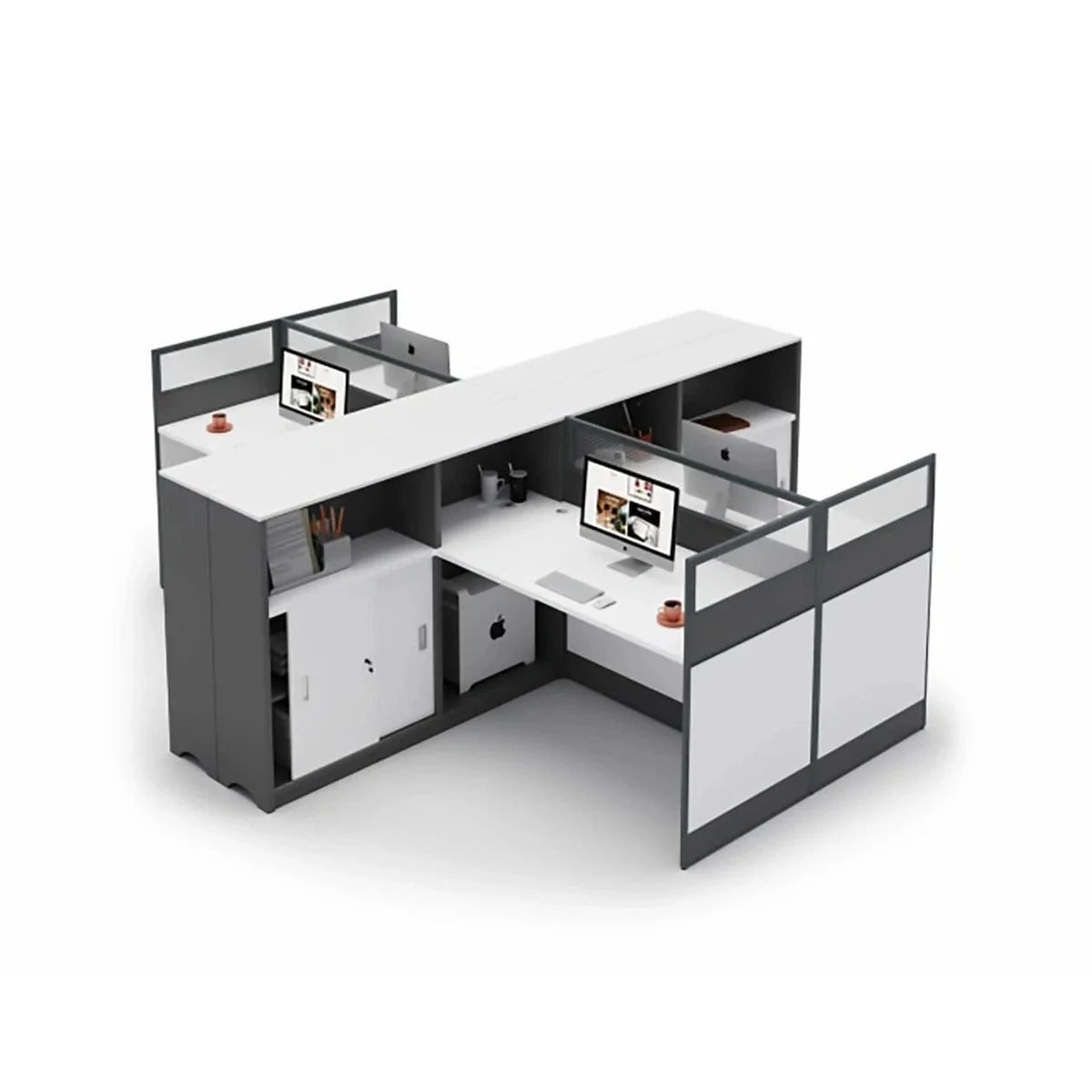 Noelle · L-Shaped Cubicle Office Workstation