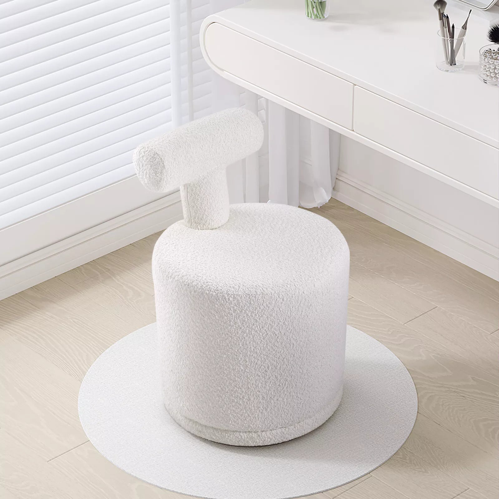 Carolyn Dressing Table Chair Stool