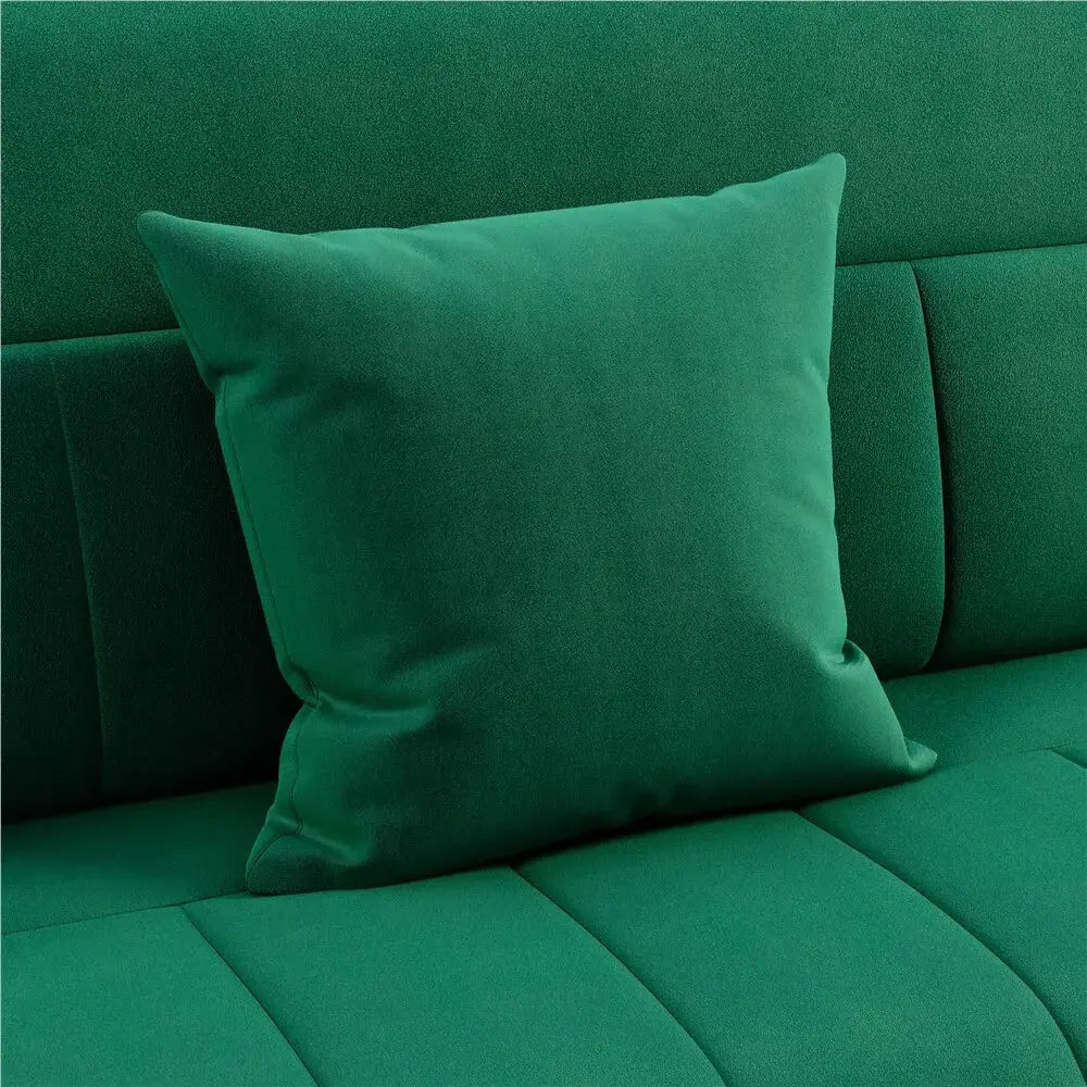 Contemporary Velvet Loveseat Couch