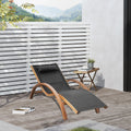 Cochran Wooden Outdoor Lounge Chair