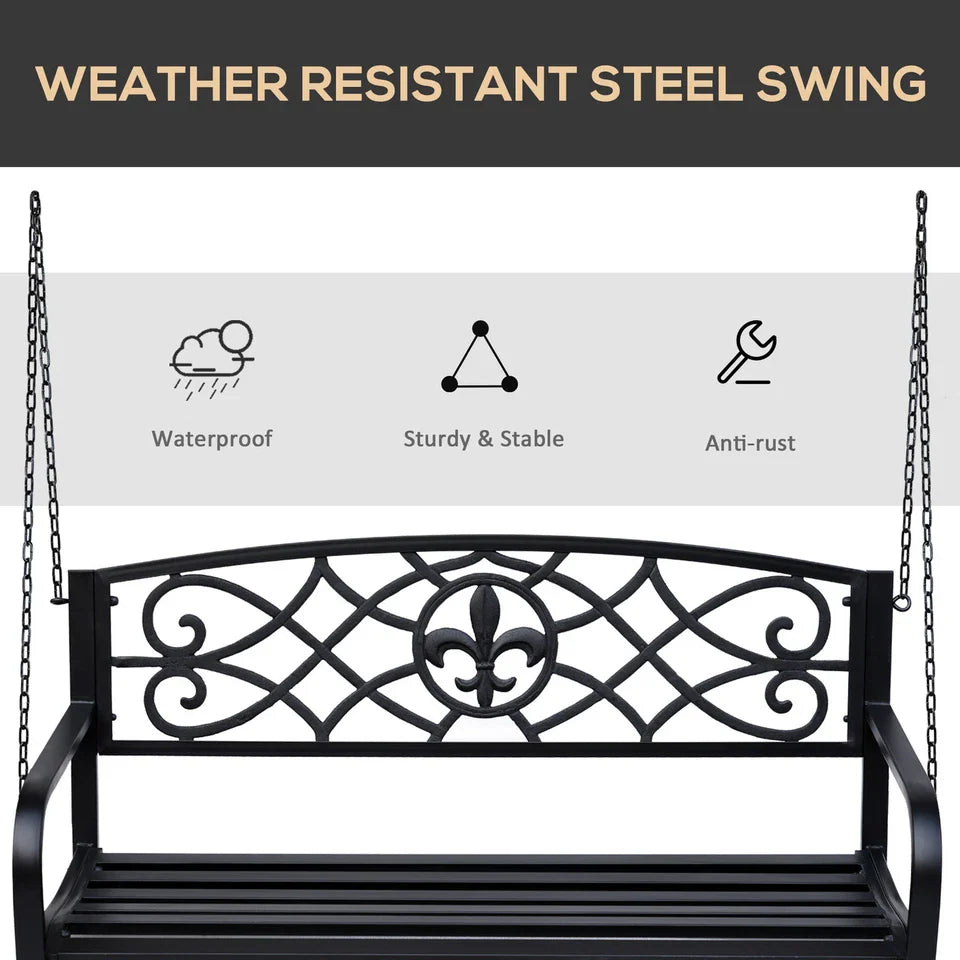 Metal Outdoor Patio Swing Chair