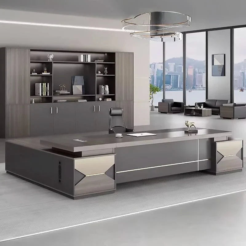 Eyer · Modern L-Shaped Executive Desk