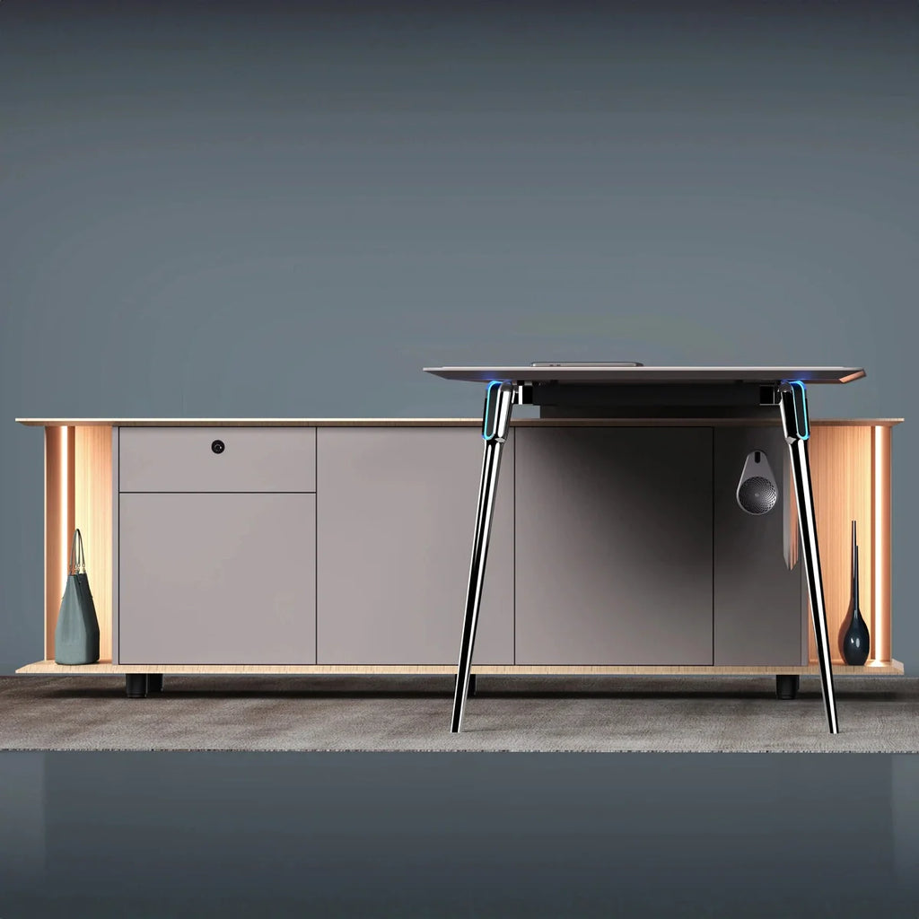 Symor · Modern L-Shaped Executive Desk