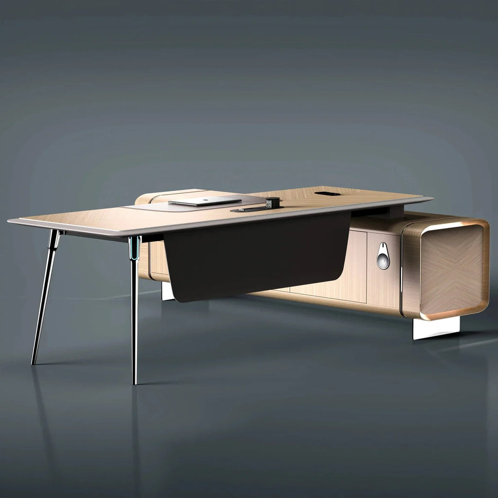 Symra · Modern L-Shaped Executive Desk