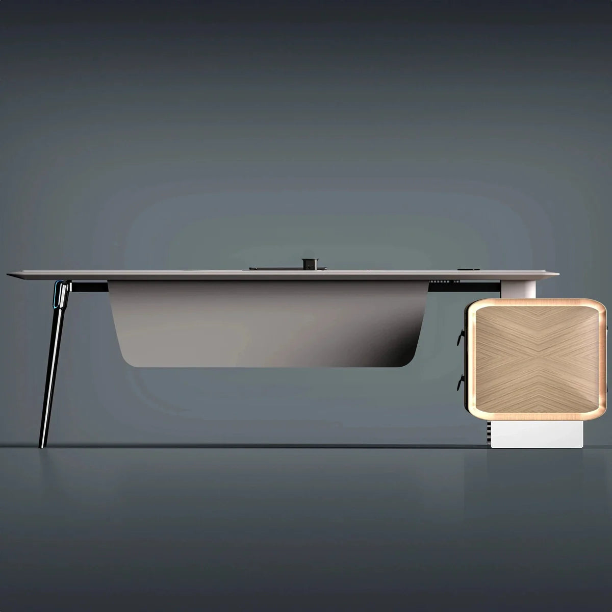 Symra · Modern L-Shaped Executive Desk
