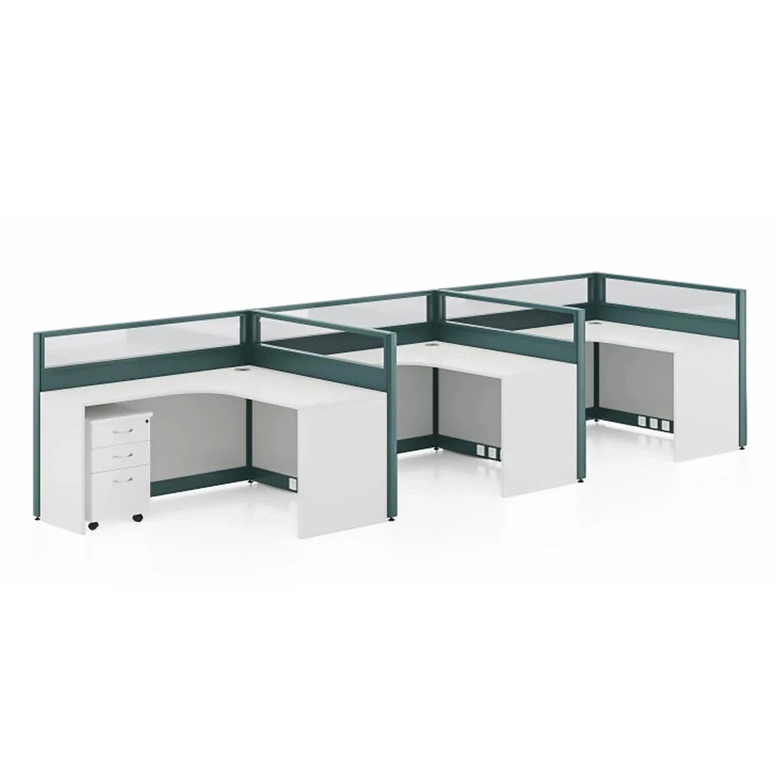 Vienna · L-Shaped Cubicle Workstation