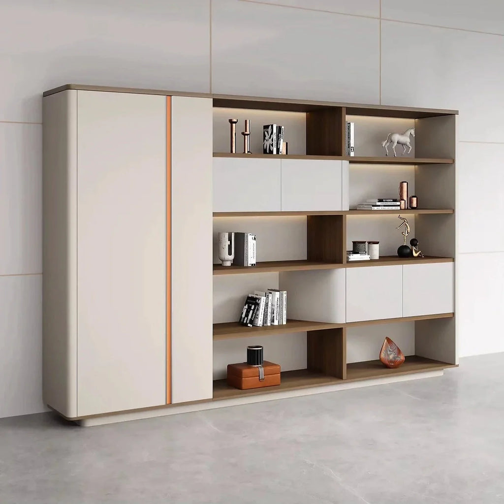 Zion · Office Shelves w/ Lighting & Storage